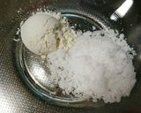 レンジdeこくうま豆乳カスタード☆作り方1写真