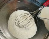 レンジdeこくうま豆乳カスタード☆作り方2写真