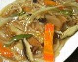 豚肉ソティの野菜あんかけ作り方3写真
