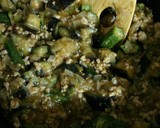 夏野菜の麻婆炒め！お手軽麻婆の素で！作り方7写真