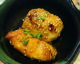 簡単！ジューシー鶏皮包み餃子照り焼き作り方11写真