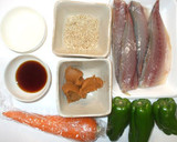 魚・アジの簡単ゴマみそ焼き♪フライパンで作り方1写真