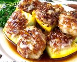 スタミナ甘辛マヨ焼き♡ズッキーニの肉詰め作り方13写真