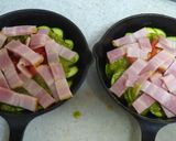バル風✿夏野菜のチーズ&バジルソース焼き作り方5写真
