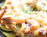 バル風✿夏野菜のチーズ&バジルソース焼き作り方8写真