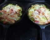 バル風✿夏野菜のチーズ&バジルソース焼き作り方7写真
