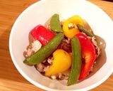 手作りソース♪炒めバーニャカウダ丼作り方12写真