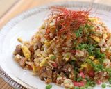 万能酢しょうがで♪パラパラチャーハン作り方5写真
