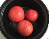 レンジでトマトとアンチョビのスープ作り方1写真