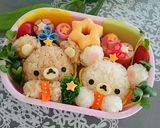 キャラ弁☆リラックマの七夕のお弁当作り方4写真