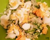 フレッシュ野菜の卵サラダ作り方8写真