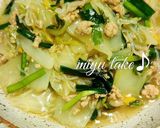 白菜とミンチとしらたきの中華餡♪作り方10写真