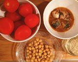 超簡単キヌアトマトの鯖煮込み作り方1写真