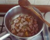 鶏ひき肉サルシッチャのチーズパスタ作り方2写真