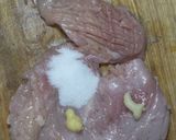 チキンステーキ☆よだれ鶏風ソースをかけて作り方3写真