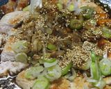 チキンステーキ☆よだれ鶏風ソースをかけて作り方13写真