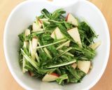 子供も食べてくれた水菜サラダ作り方3写真