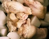 冷製☆手羽元と大根のさっぱり煮作り方1写真