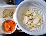 自然栽培 魁白肌ゴボウの煮しめ作り方1写真
