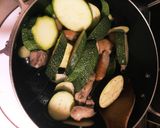 ナスとズッキーニのトマトスープ作り方3写真