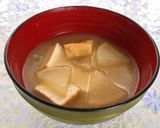 大根と厚揚げの味噌汁〜(o˘◡˘o)♡作り方23写真