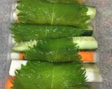 糖質オフの小さなおかず 野菜の卵巻き作り方2写真