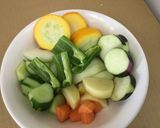 めっけもん♪夏野菜のたっぷりスープカレー作り方2写真