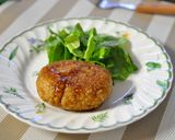 ツナたまチーズの☆照り焼きごはんバーグ作り方8写真