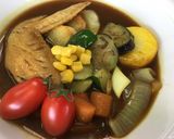 めっけもん♪夏野菜のたっぷりスープカレー作り方7写真