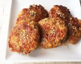 鶏つくね。しそ、玉ねぎ入り。お弁当にも。作り方6写真