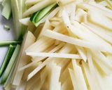 夏野菜ズッキーニとじゃがいものチーズ焼き作り方1写真