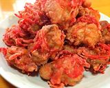 紅カラ！鶏の紅生姜唐揚げ（ザンギ）作り方9写真