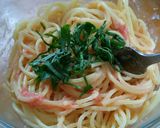たらこパスタ♡ずぼらでお手軽目分量ランチ作り方6写真
