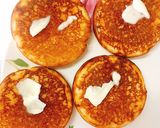 お砂糖なし！米粉の塩味パンケーキタワー作り方8写真