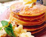 お砂糖なし！米粉の塩味パンケーキタワー作り方14写真