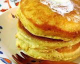 お砂糖なし！米粉の塩味パンケーキタワー作り方15写真