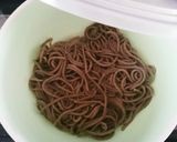 一人ランチに、レンジで納豆そば(うどん)作り方1写真