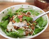 水菜たっぷりのせ♪ヘルシー納豆丼!作り方4写真