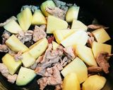 ソース味の肉じゃが作り方6写真