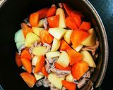 ソース味の肉じゃが作り方7写真