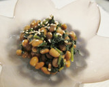 簡単副菜★納豆と大根菜の和え物作り方3写真