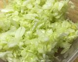 簡単一品　サラダ豆のコールスロー作り方1写真