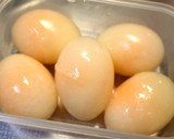簡単！冷凍玉子で黄身の麺つゆ漬け作り方1写真