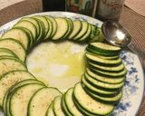 生ズッキーニのカルパッチョ風サラダ作り方2写真