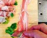 パクチーの肉巻き☆作り方4写真