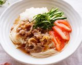 おろし豚しぐれ煮の素麺作り方8写真