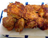 簡単なジューシーな焼き揚げ鶏から揚げ作り方3写真