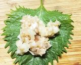 大葉で鶏餃子風♡作り方5写真