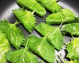 大葉で鶏餃子風♡作り方8写真