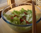 キャベツのうめ味ホットサラダ作り方1写真